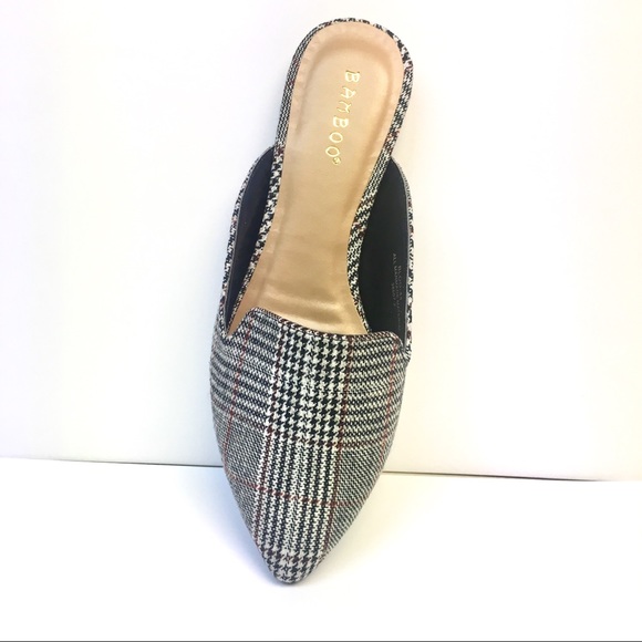 Glen Plaid Mule Flats - Slip Ons - New in Box - Picture 7 of 8